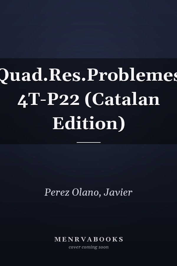Quad.Res.Problemes 4T-P22 (Catalan Edition)
