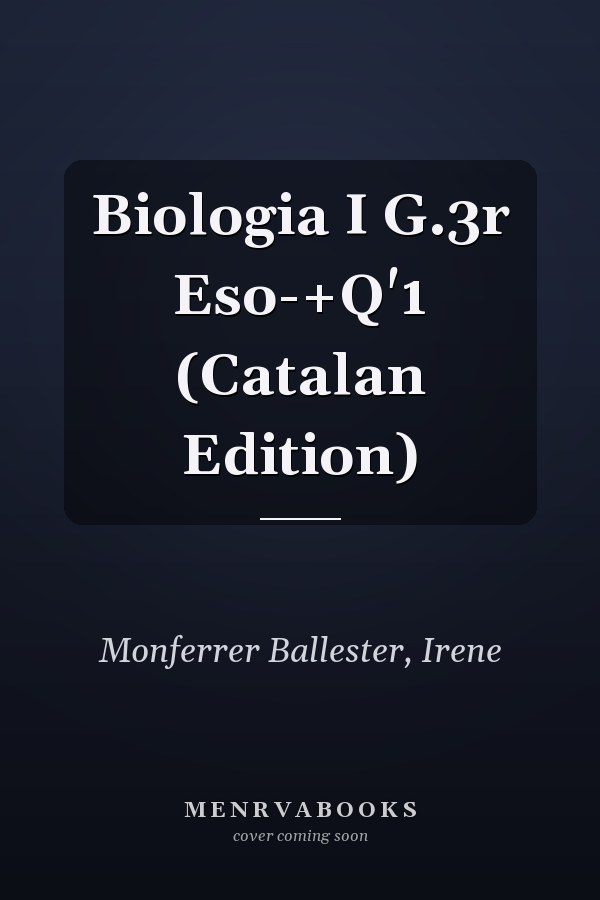 Biologia I G.3r Eso-+Q'1 (Catalan Edition)