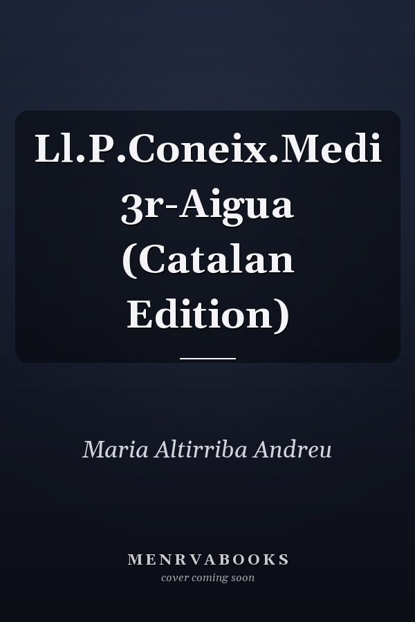 Ll.P.Coneix.Medi 3r-Aigua (Catalan Edition)