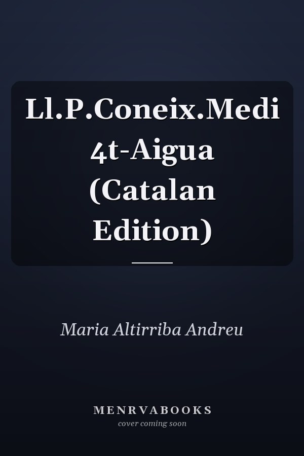 Ll.P.Coneix.Medi 4t-Aigua (Catalan Edition)