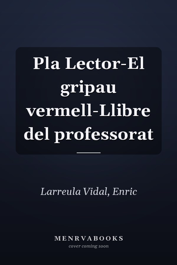 Pla Lector-El gripau vermell-Llibre del professorat
