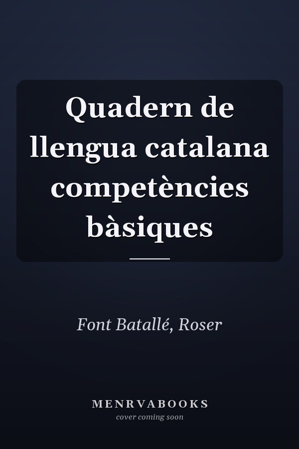 Quadern de llengua catalana competències bàsiques