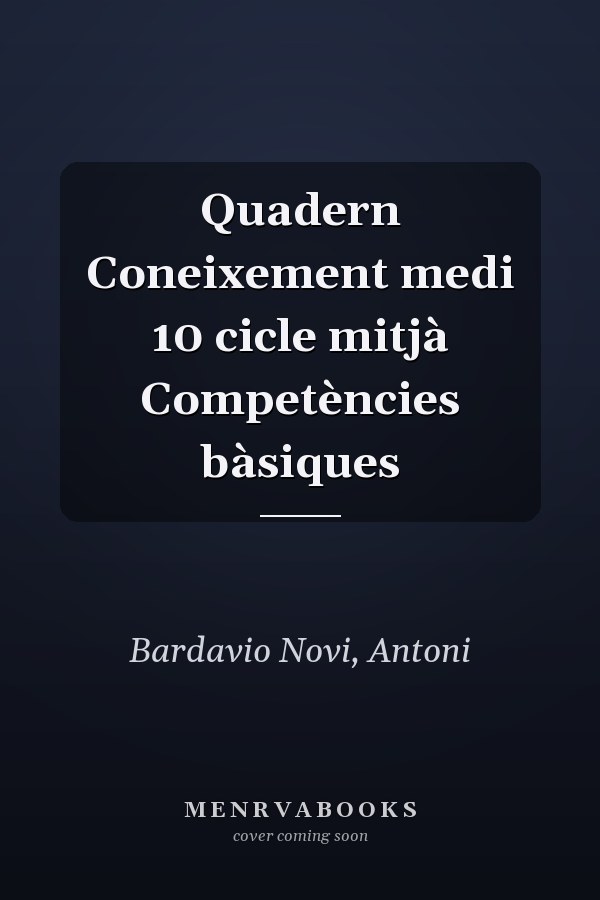 Quadern Coneixement medi 10 cicle mitjà Competències bàsiques