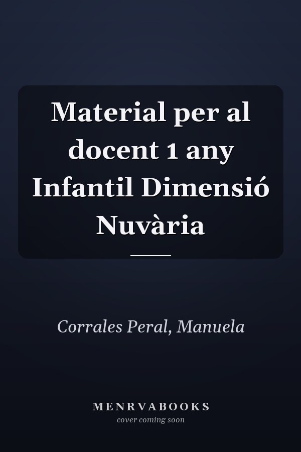 Material per al docent 1 any Infantil Dimensió Nuvària