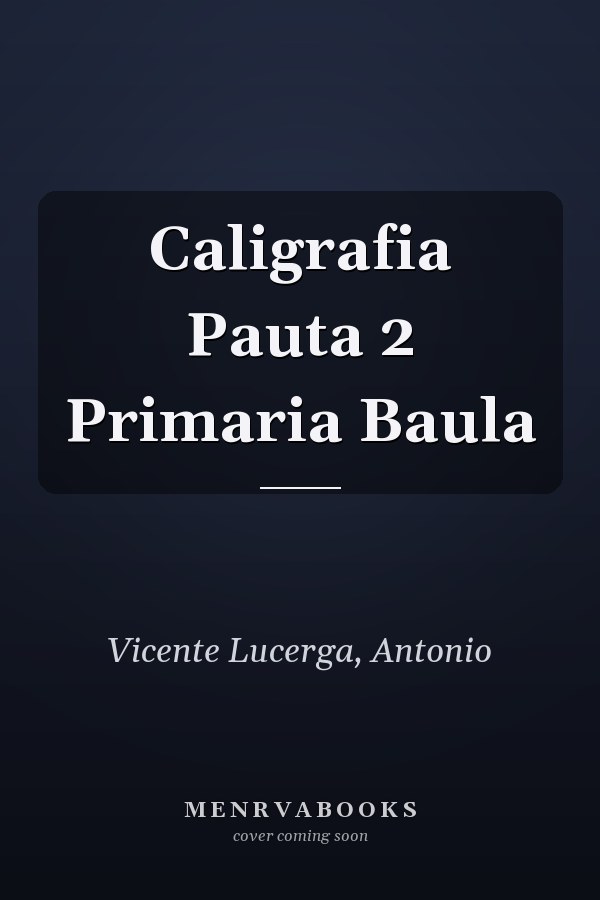 Caligrafia Pauta 2 Primaria Baula