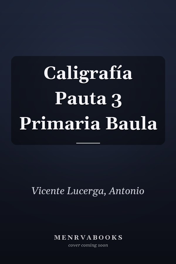 Caligrafía Pauta 3 Primaria Baula