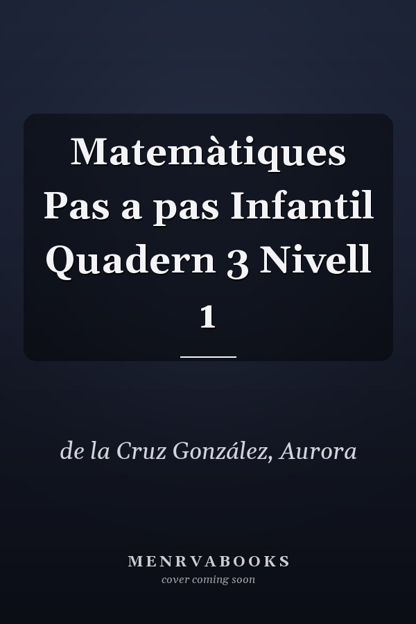 Matemàtiques Pas a pas Infantil Quadern 3 Nivell 1