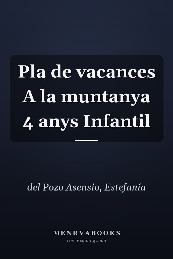 Pla de vacances A la muntanya 4 anys Infantil