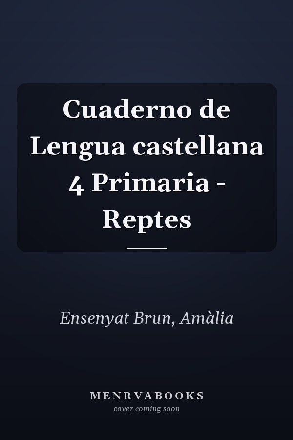 Cuaderno de Lengua castellana 4 Primaria - Reptes