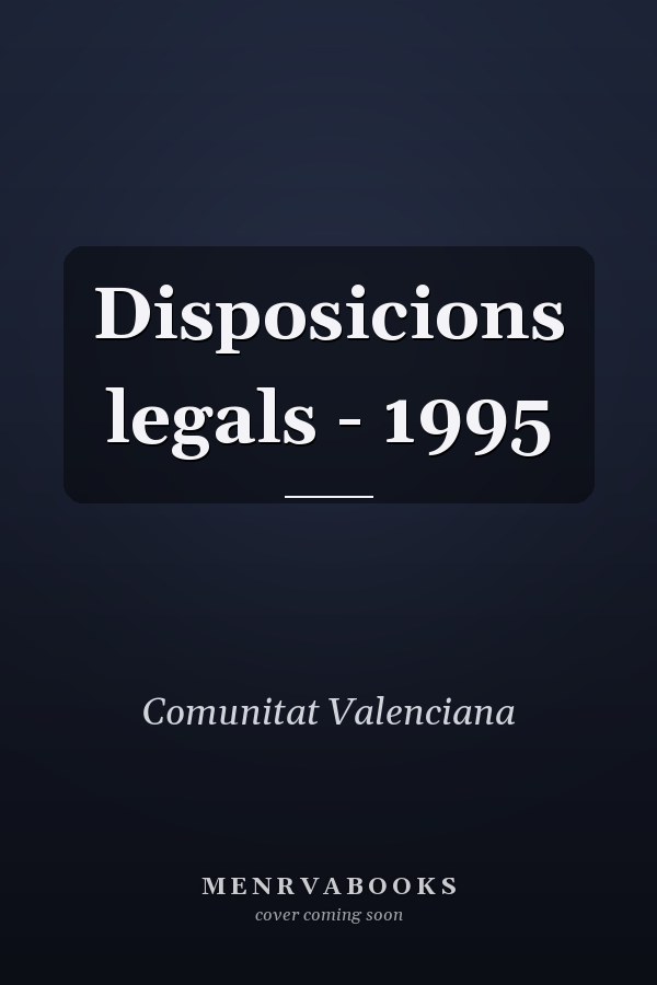 Disposicions legals - 1995