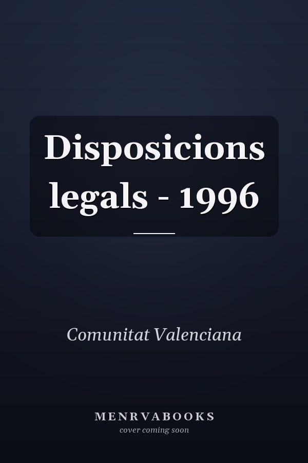 Disposicions legals - 1996