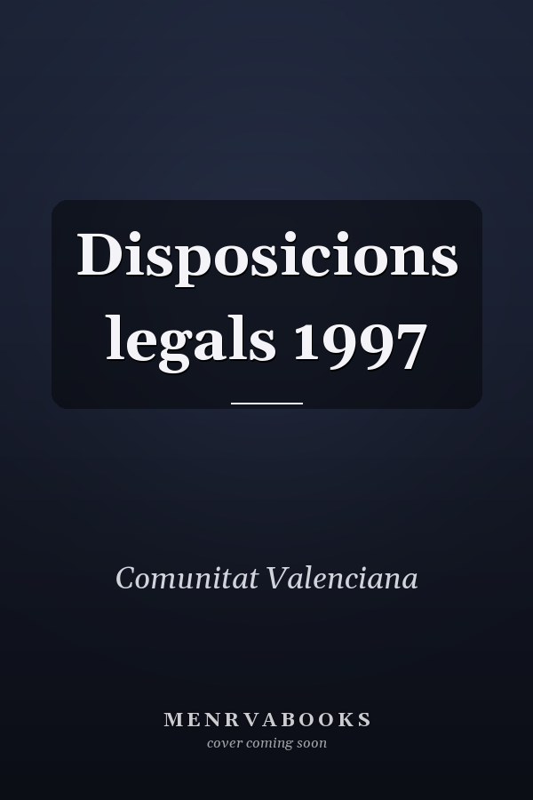Disposicions legals 1997