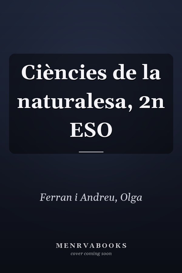 Ciències de la naturalesa, 2n ESO