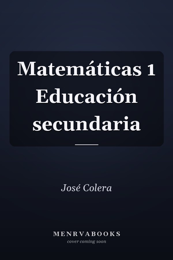 Matemáticas 1 Educación secundaria