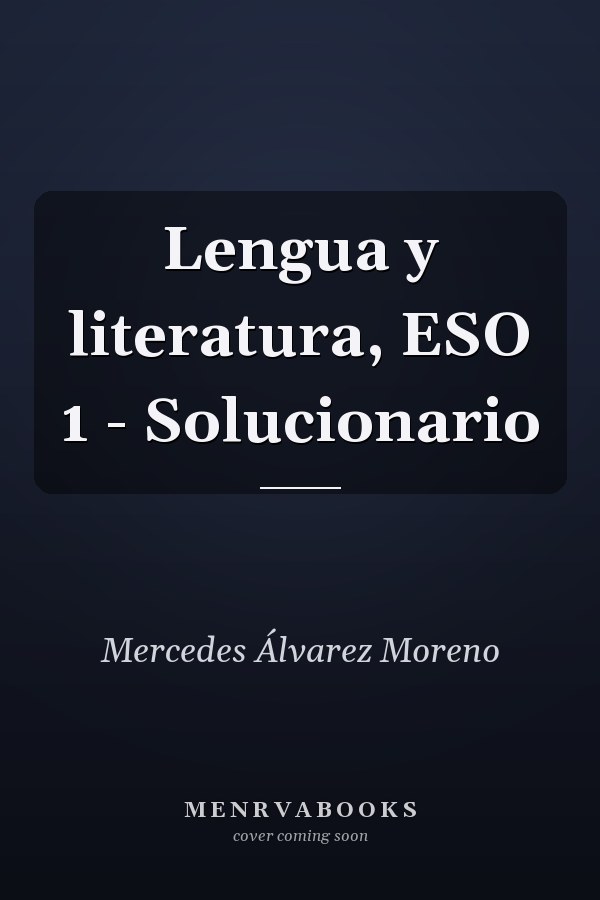 Lengua y literatura, ESO 1 - Solucionario