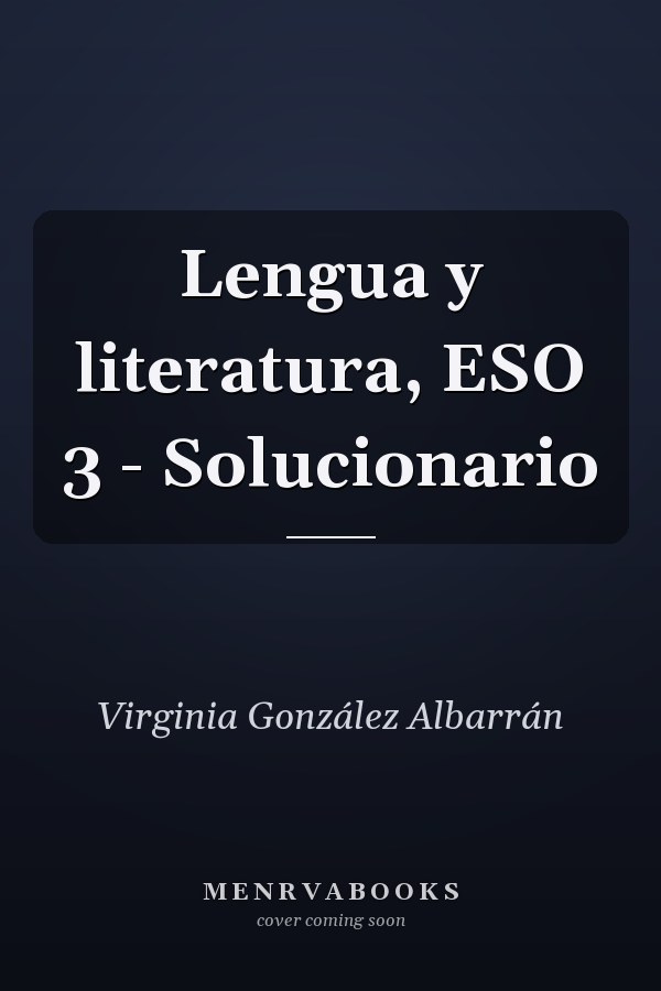 Lengua y literatura, ESO 3 - Solucionario