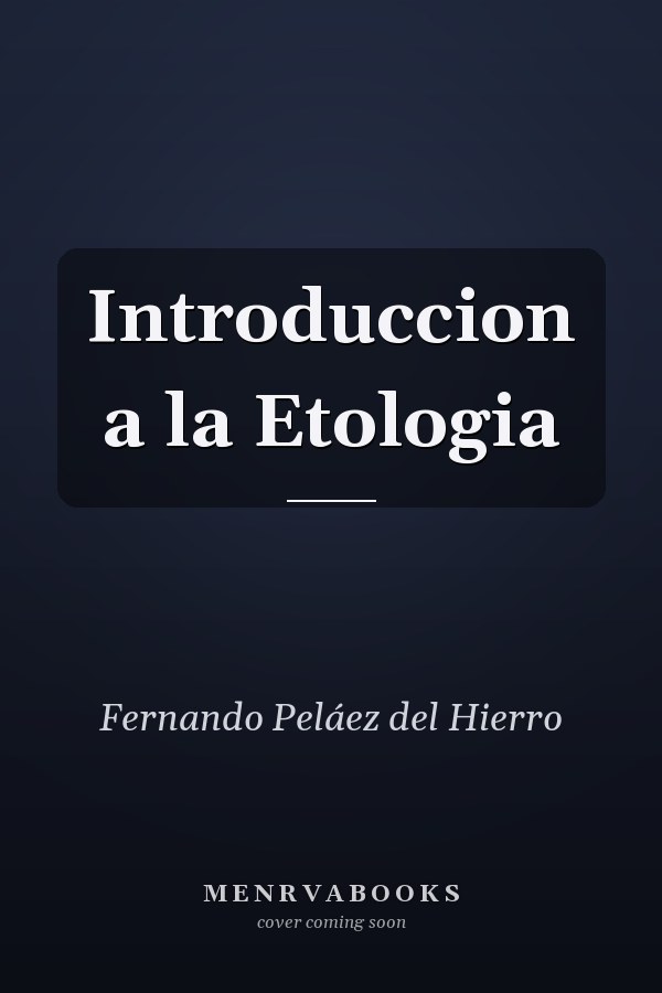 Introduccion a la Etologia