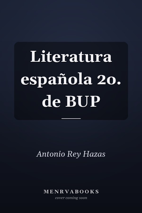 Literatura española 2o. de BUP