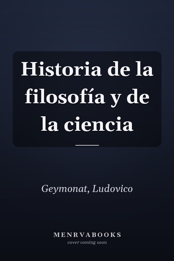 Historia de la filosofía y de la ciencia