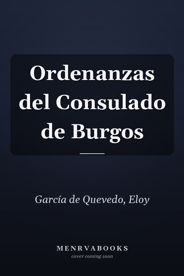 Ordenanzas del Consulado de Burgos