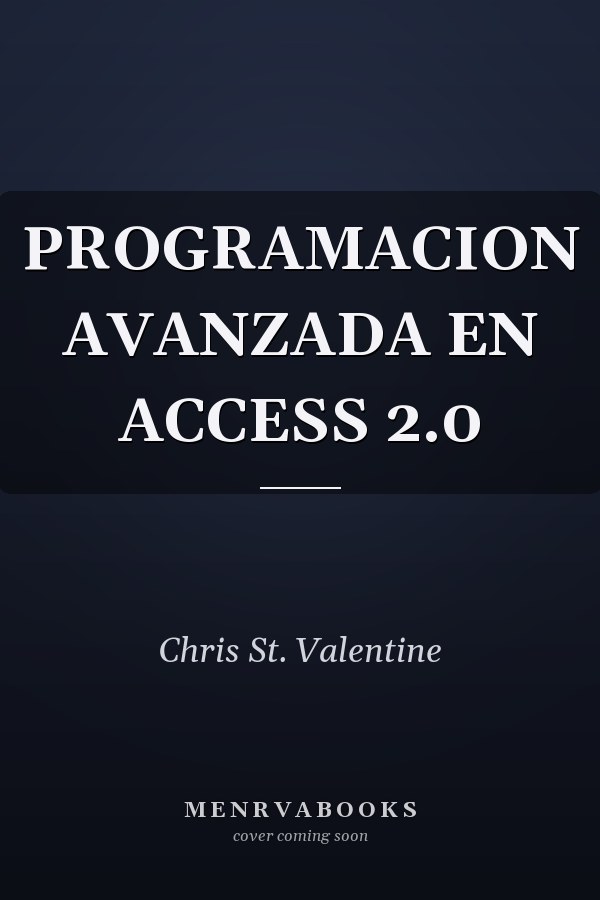 PROGRAMACION AVANZADA EN ACCESS 2.0