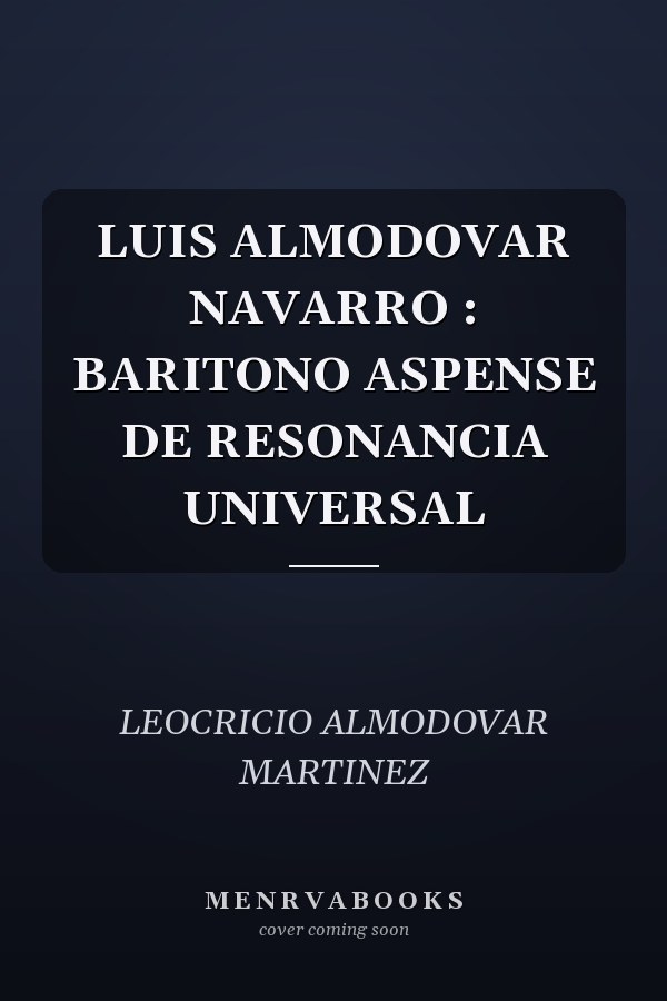 LUIS ALMODOVAR NAVARRO : BARITONO ASPENSE DE RESONANCIA UNIVERSAL