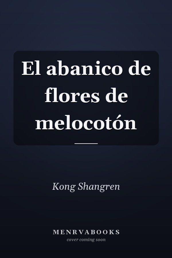 El abanico de flores de melocotón