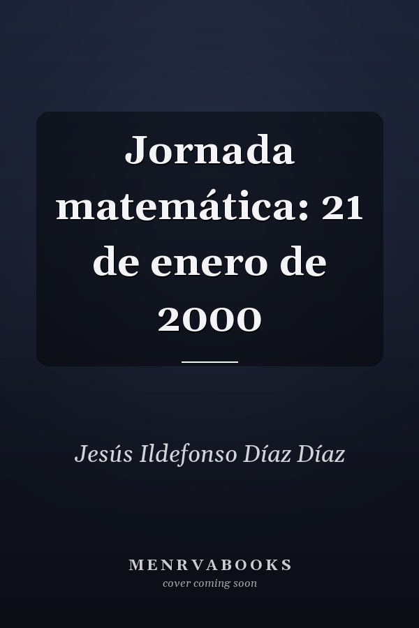 Jornada matemática: 21 de enero de 2000