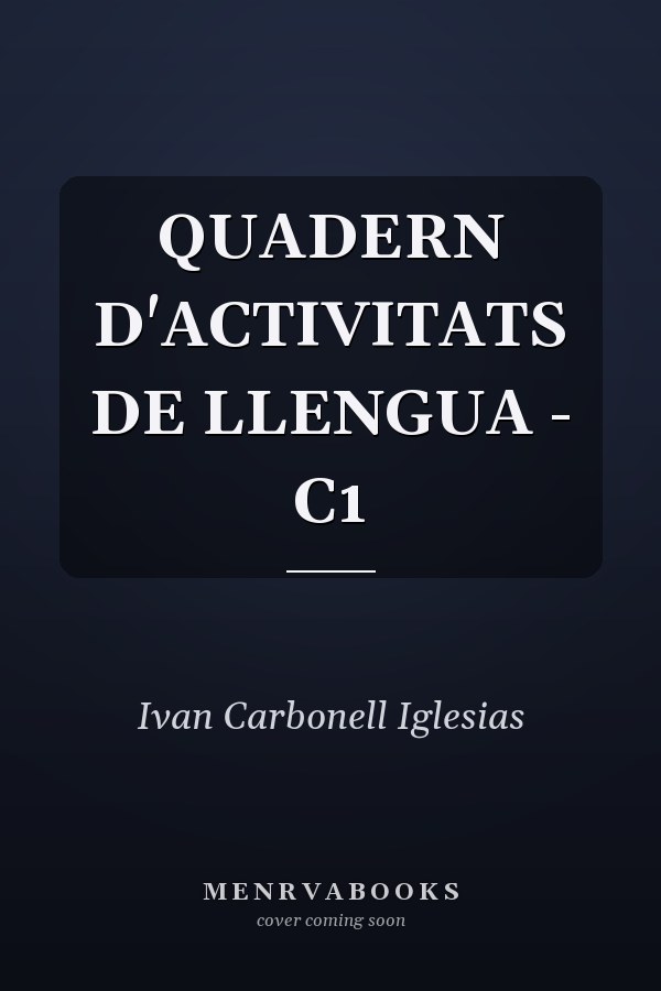 QUADERN D'ACTIVITATS DE LLENGUA - C1