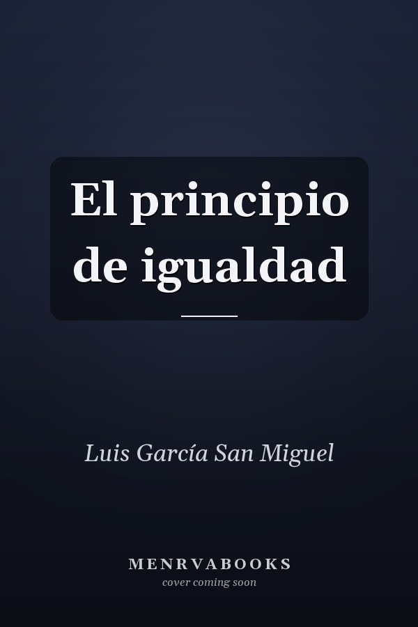El principio de igualdad
