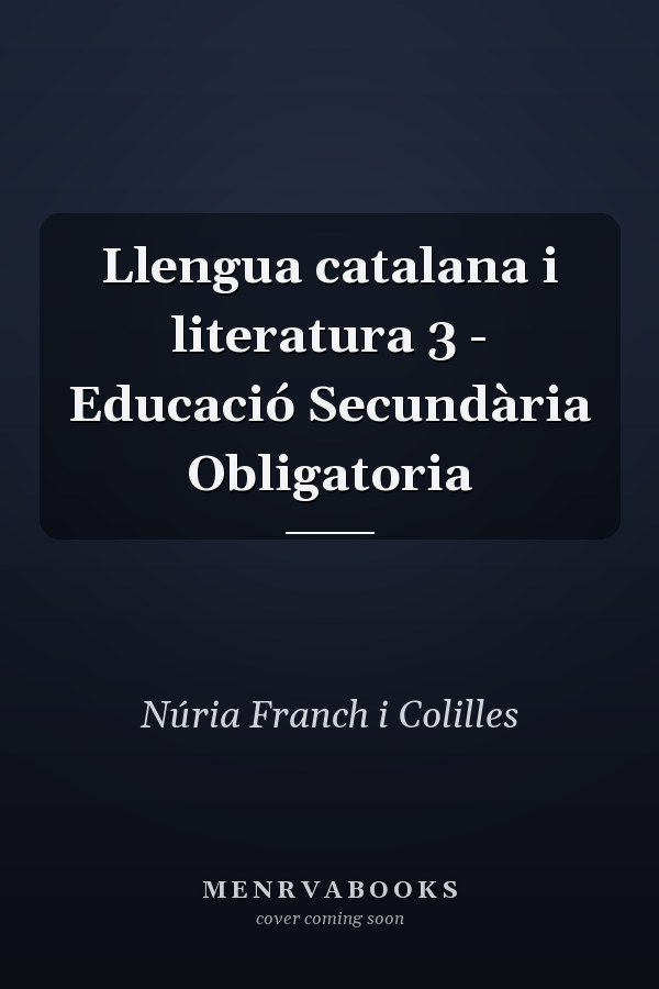 Llengua catalana i literatura 3 - Educació Secundària Obligatoria