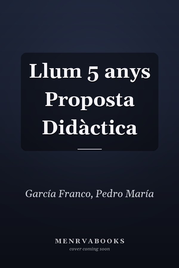 Llum 5 anys Proposta Didàctica