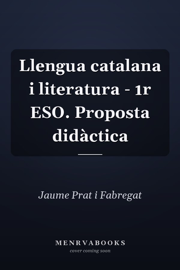 Llengua catalana i literatura - 1r ESO. Proposta didàctica