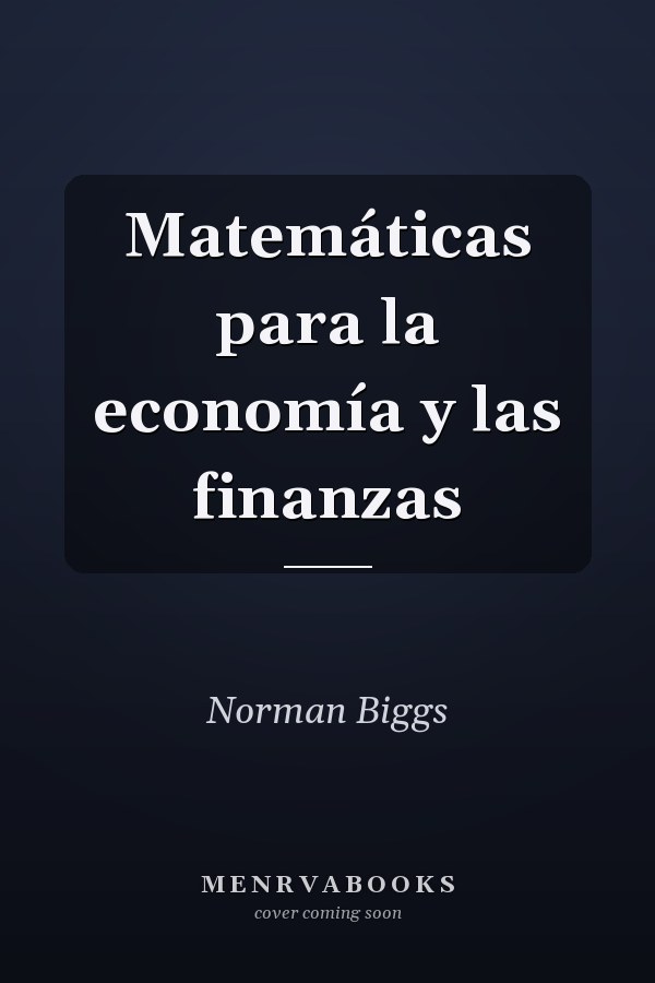 Matemáticas para la economía y las finanzas
