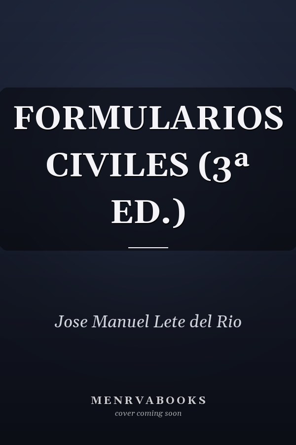 FORMULARIOS CIVILES (3ª ED.)