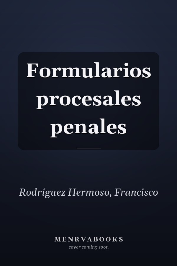 Formularios procesales penales