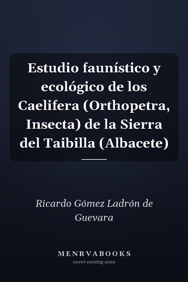Estudio faunístico y ecológico de los Caelifera (Orthopetra, Insecta) de la Sierra del Taibilla (Albacete)