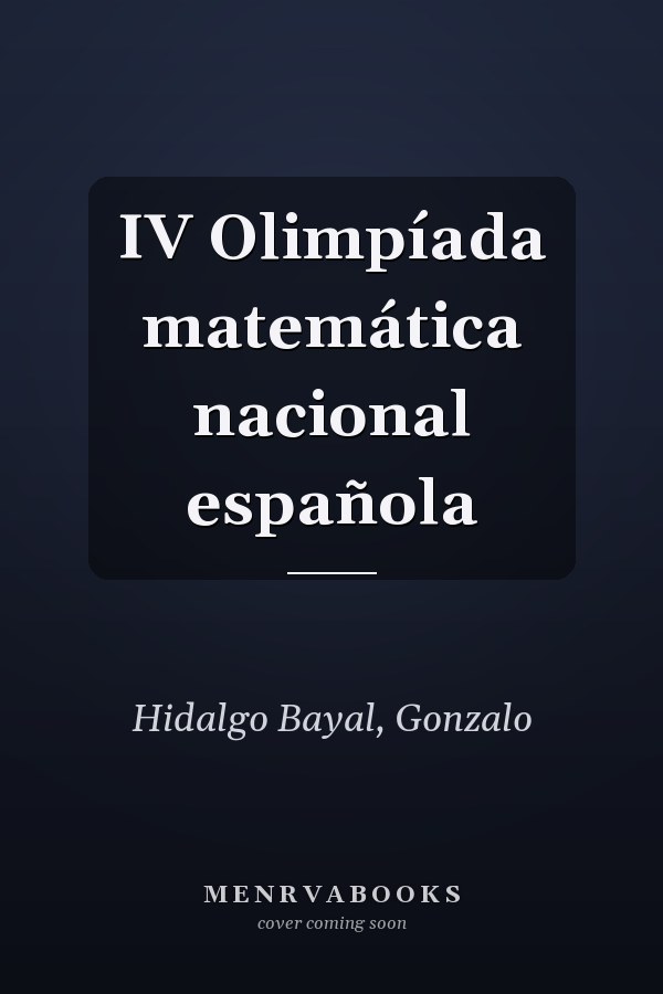 IV Olimpíada matemática nacional española