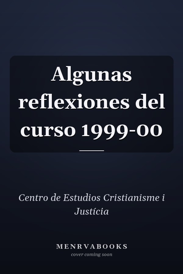 Algunas reflexiones del curso 1999-00