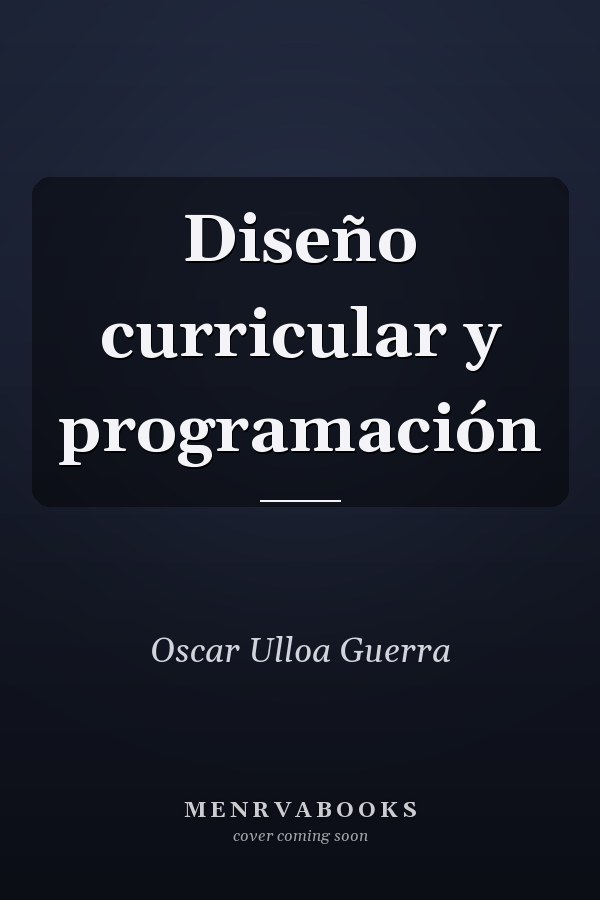 Diseño curricular y programación