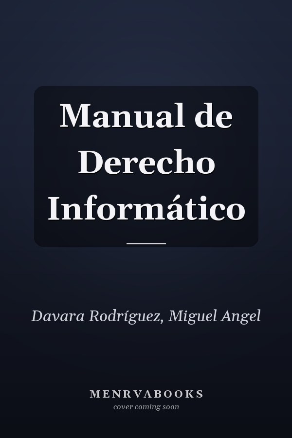 Manual de Derecho Informático