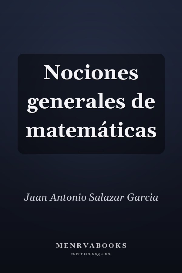 Nociones generales de matemáticas