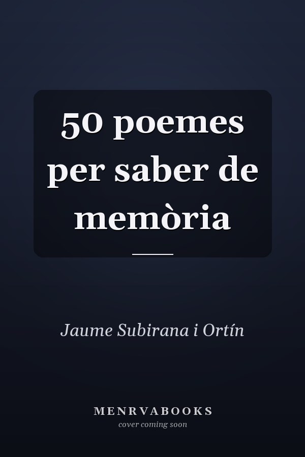 50 poemes per saber de memòria
