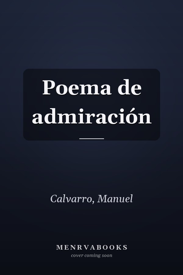 Poema de admiración