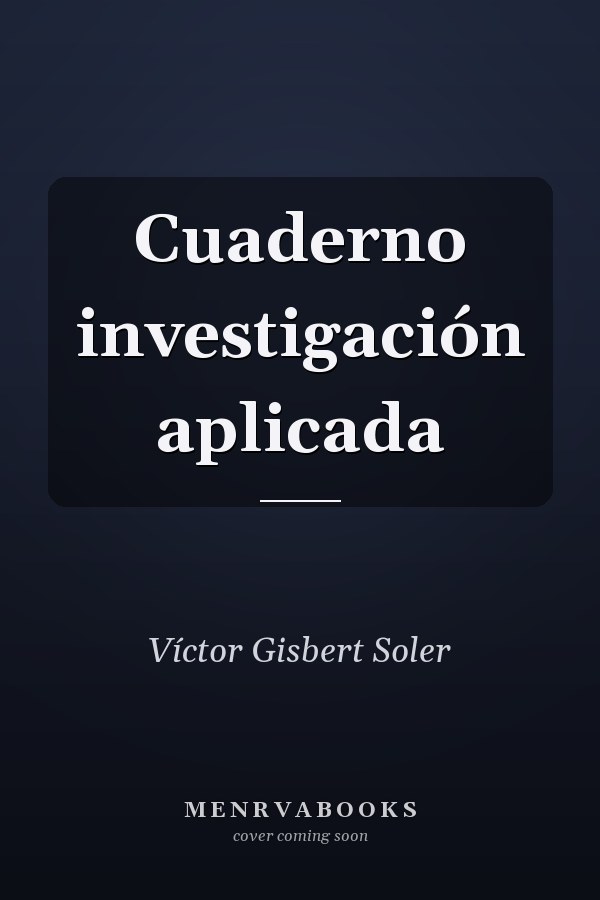 Cuaderno investigación aplicada