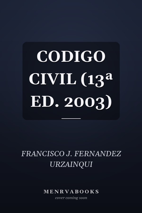 CODIGO CIVIL (13ª ED. 2003)
