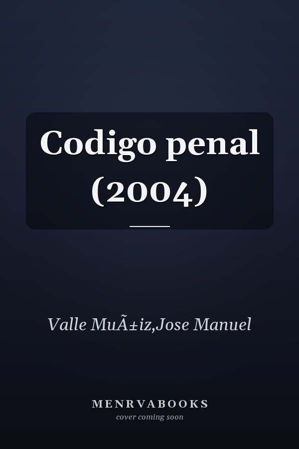 Codigo penal (2004)