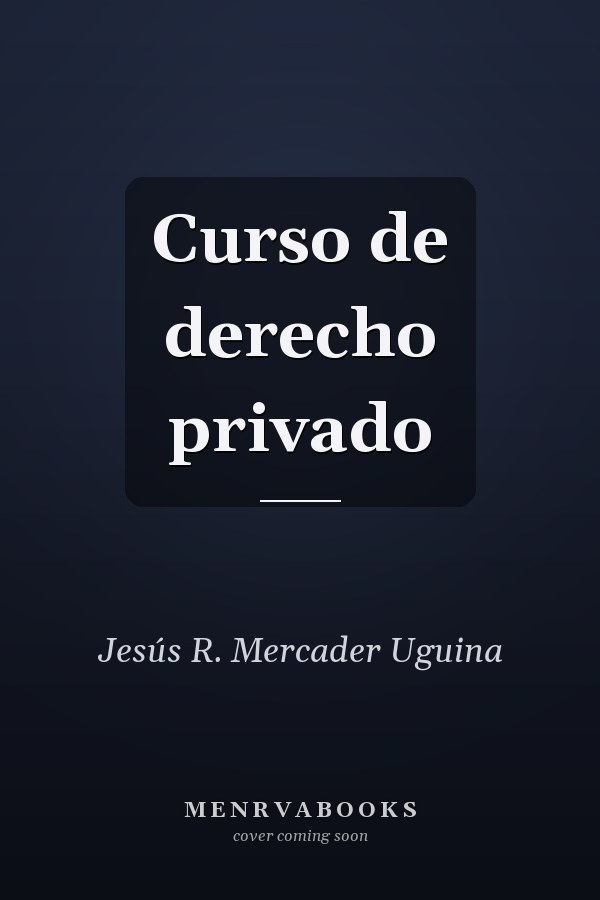 Curso de derecho privado