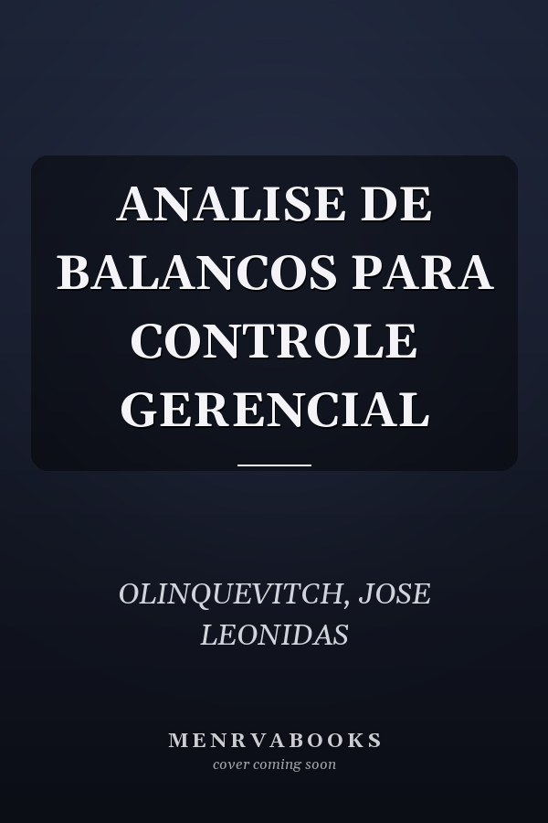 ANALISE DE BALANCOS PARA CONTROLE GERENCIAL