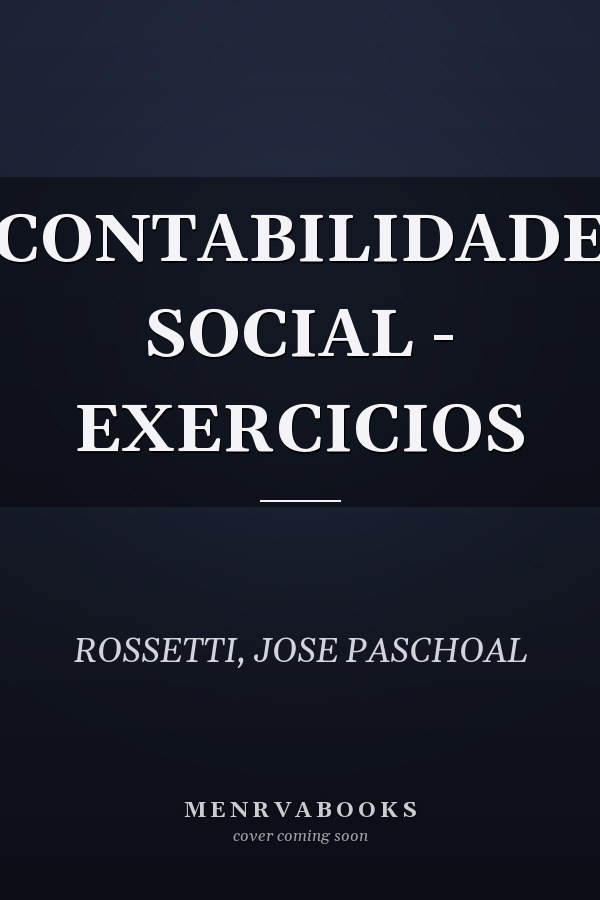 CONTABILIDADE SOCIAL - EXERCICIOS